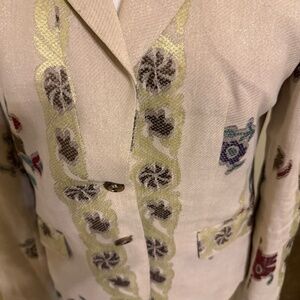 Etro embroidered jacket size 46 Italian